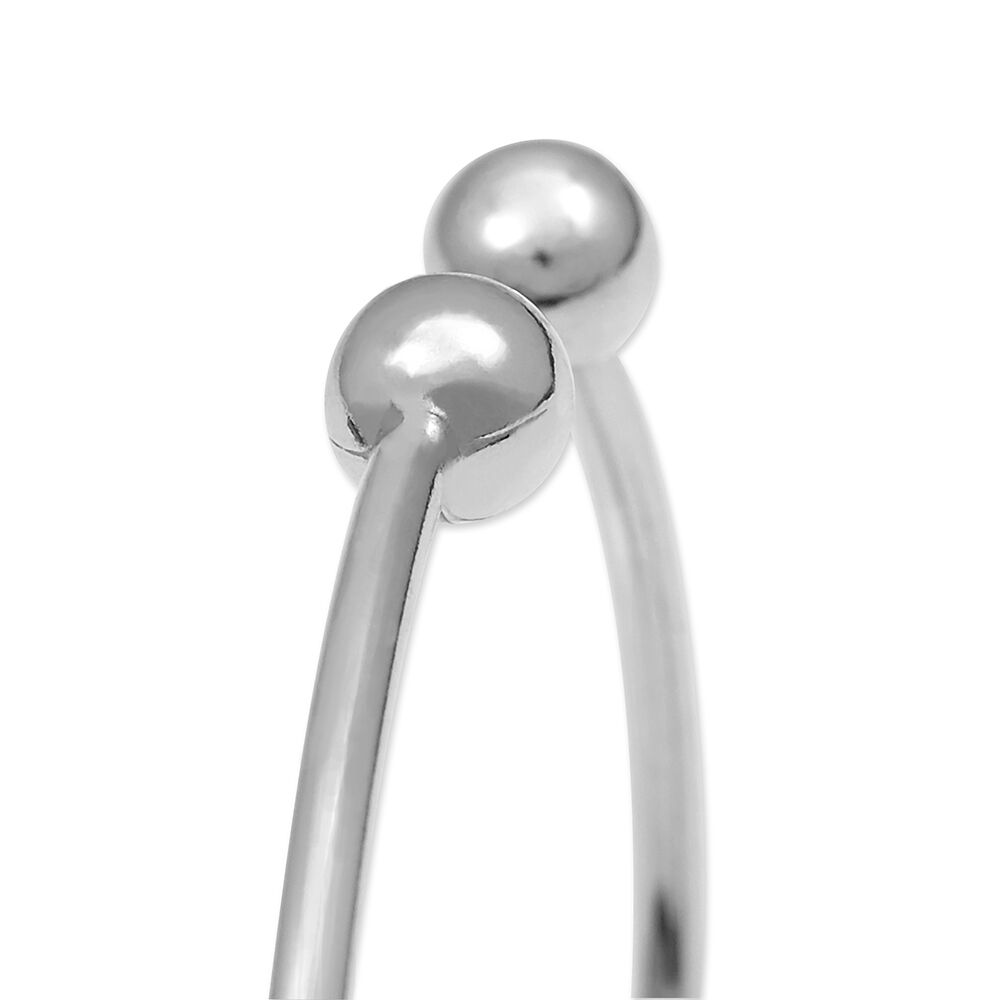 Bracelet Jonc Ludvinia Argent Blanc - Bracelets joncs Femme | Marc Orian