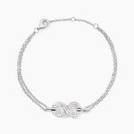 Bracelet Fily Argent Blanc Oxyde De Zirconium - Bracelets fantaisie Femme | Marc Orian