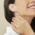 Cr&eacute;oles Cayla Or Blanc - Cr&eacute;oles Femme | Marc Orian