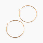 Cr&eacute;oles Ada Lisse Plaqu&eacute; Or Jaune - Cr&eacute;oles Femme | Marc Orian