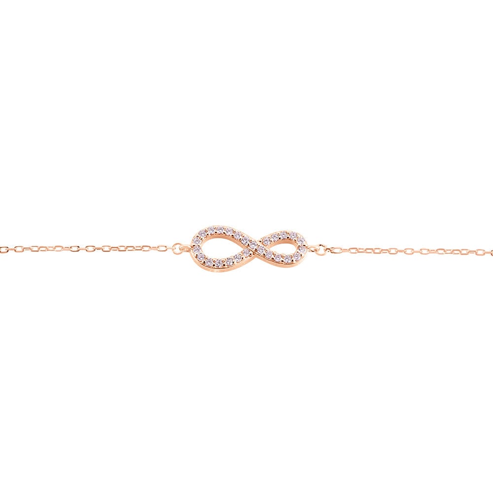 Bracelet Amita Argent Rose Oxyde De Zirconium - Bracelets fantaisie Femme | Marc Orian