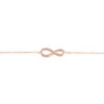 Bracelet Amita Argent Rose Oxyde De Zirconium - Bracelets fantaisie Femme | Marc Orian