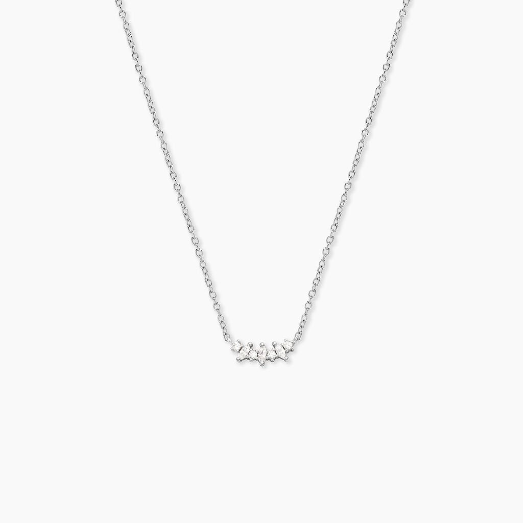 Collier Argent Eden Oxyde De Zirconiums - Colliers avec pierres Femme | Marc Orian