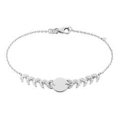 Bracelet Noela Argent Blanc - Bracelets chaînes Femme | Marc Orian