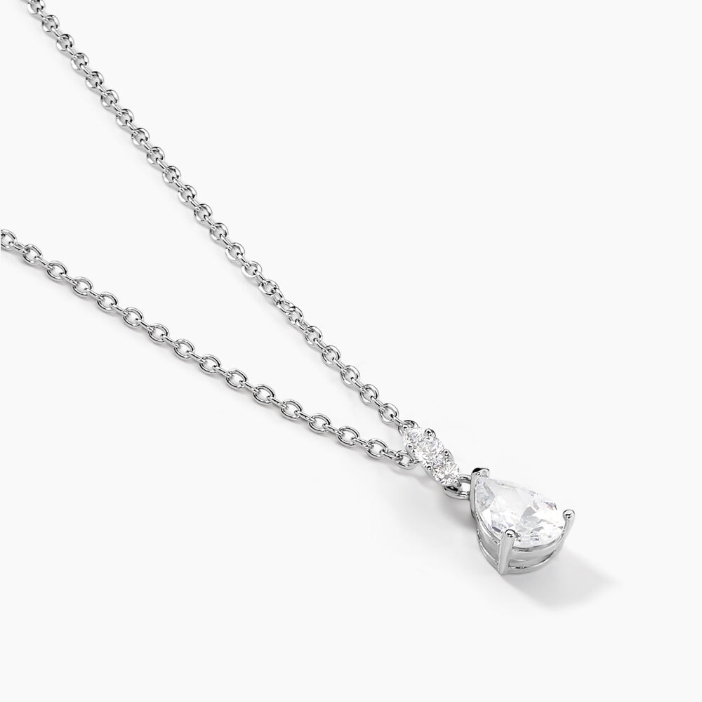 Collier Marie-helena Argent Blanc Oxyde De Zirconium - Colliers avec pierres Femme | Marc Orian