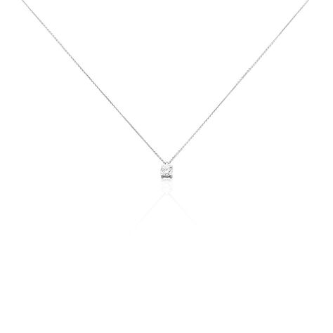 Collier Elfa Or Blanc Diamant - Colliers avec pierres Femme | Marc Orian