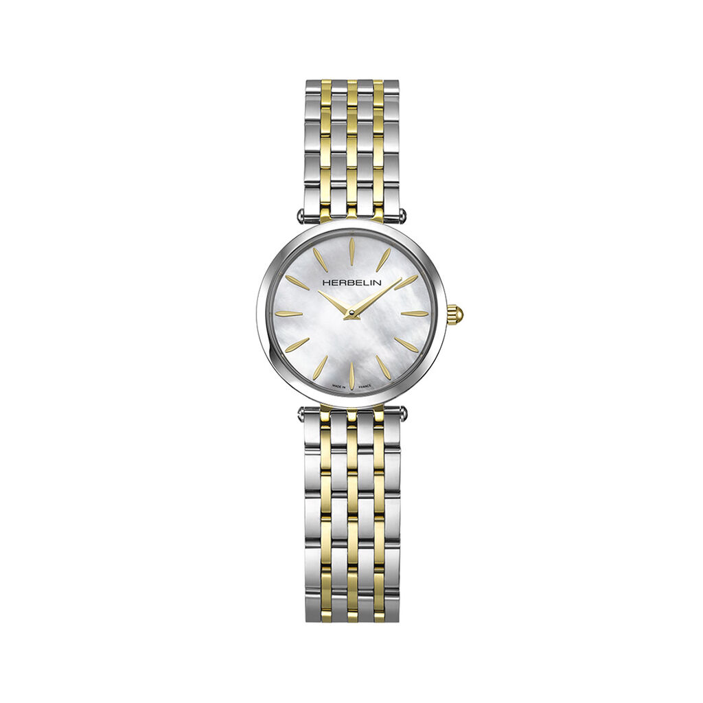 Montre Herbelin Epsilon Nacre Blanche - Montres &eacute;tanches Femme | Marc Orian