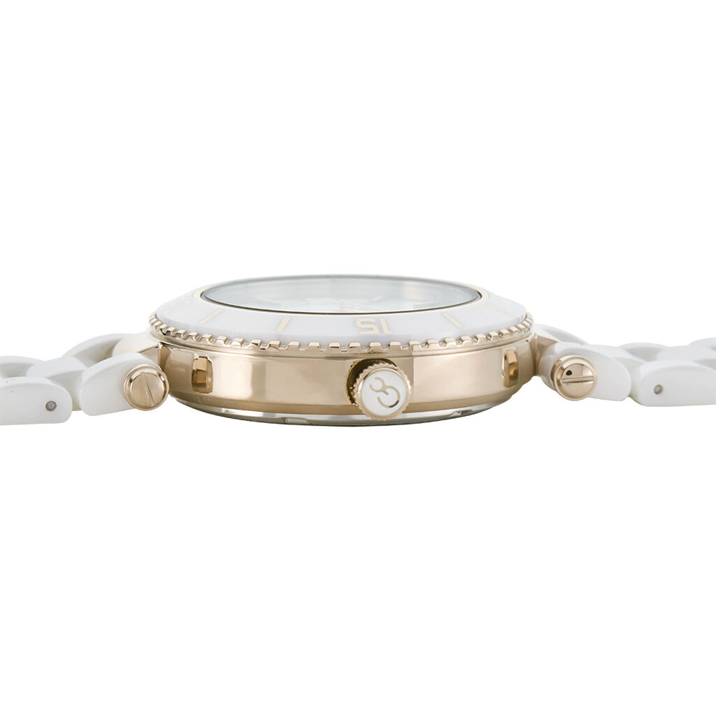 Montre Gc Muse Ceramic Nacre Blanche - Montres classiques Femme | Marc Orian
