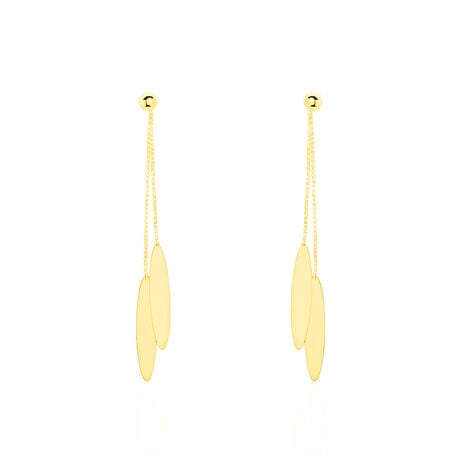 Boucles D'oreilles Pendantes Leeann Or Jaune - Pendantes Femme | Marc Orian