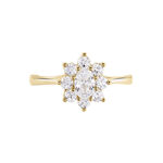 Bague Plaqu&eacute; Or Mahats Oxyde De Zirconium - Bijoux fantaisie Femme | Marc Orian