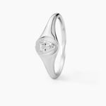 Bague Inola Argent Blanc - Bijoux fantaisie Femme | Marc Orian