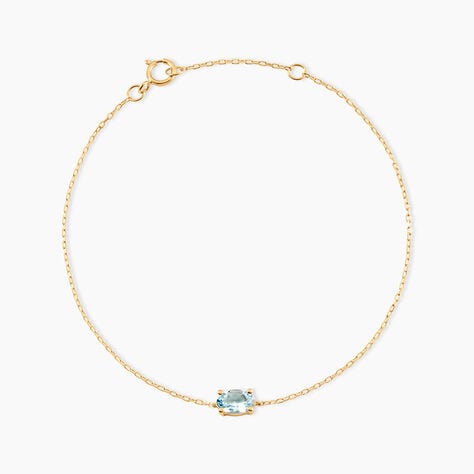 Bracelet Ovale Or Jaune Topaze - Bracelets cha&icirc;nes Femme | Marc Orian