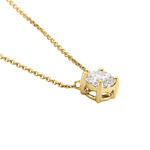 Collier Aphrodite Or Jaune Diamant Synthetique - Colliers avec pierres Femme | Marc Orian