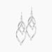 Boucles D'oreilles Pendantes Lisi Argent Blanc - Pendantes Femme | Marc Orian