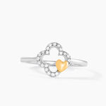 Bague Sorya Or Jaune Argent Blanc Oxyde De Zirconium - Bagues avec pierre Femme | Marc Orian