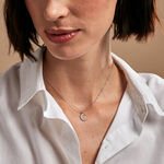 Collier Twiggy Argent Blanc - Colliers ras du cou Femme | Marc Orian