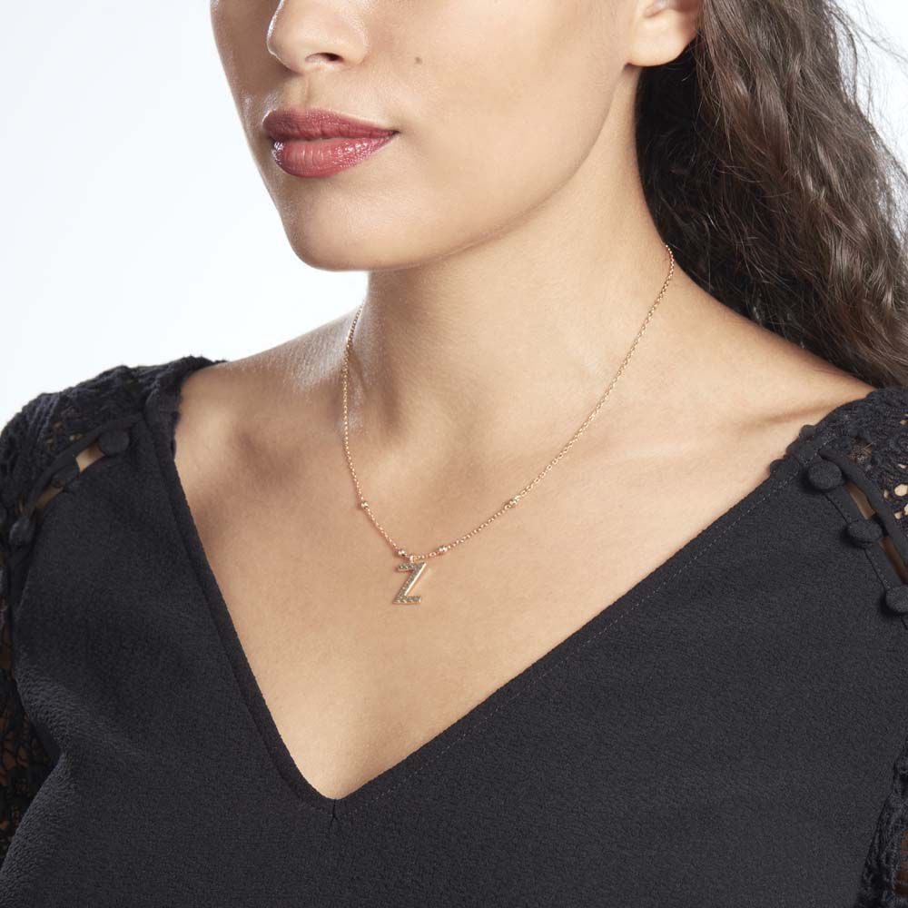 Collier Plaqué Or Jaune Lettra - Colliers fantaisie Femme | Marc Orian