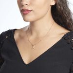 Collier Plaqu&eacute; Or Jaune Lettra - Colliers fantaisie Femme | Marc Orian