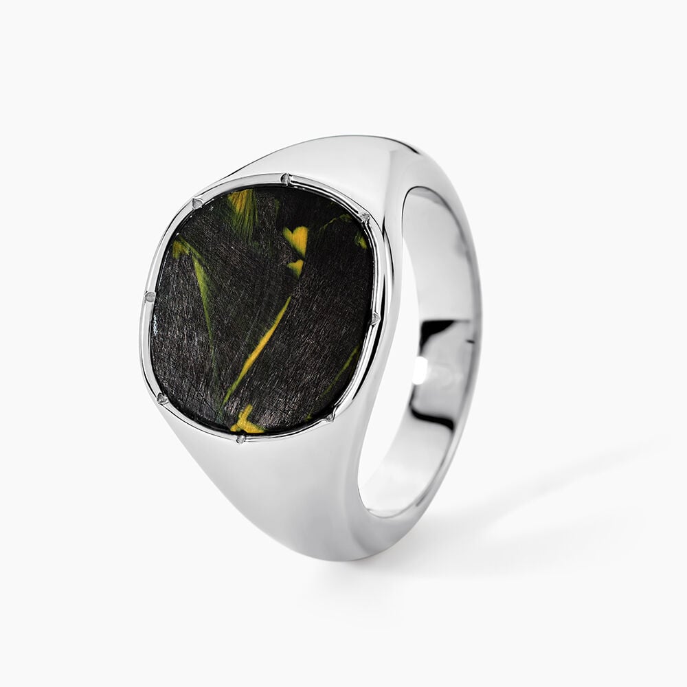 Chevali&egrave;re Jourdan Edom Acier Argent&eacute; - Bijoux fantaisie Homme | Marc Orian