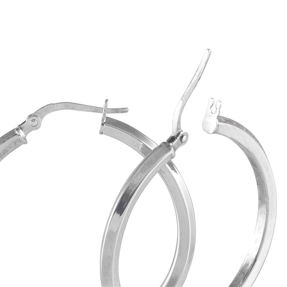 Créoles Ilana Or Blanc - Créoles Femme | Marc Orian