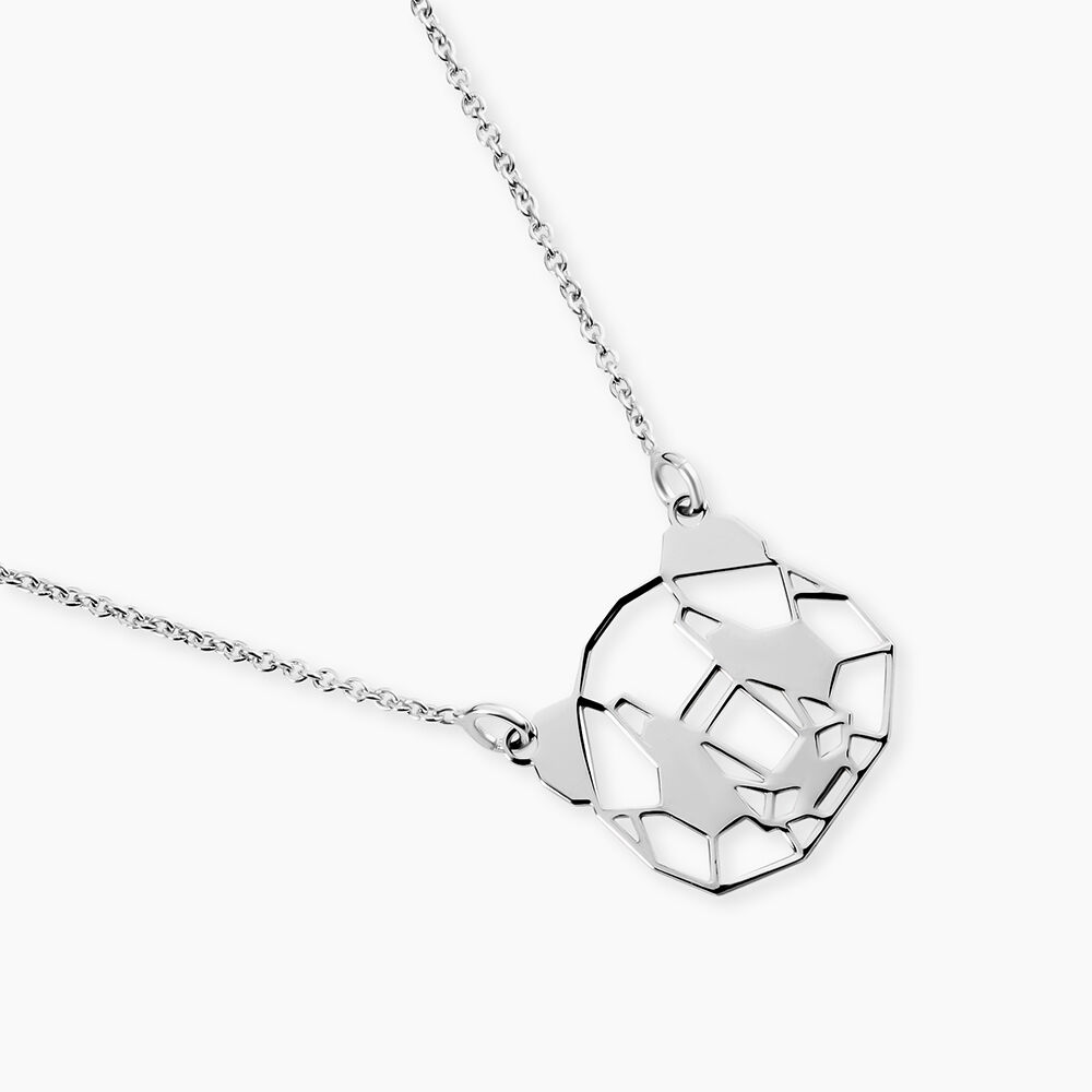 Collier Romy Origami Argent Blanc - Colliers fantaisie Femme | Marc Orian