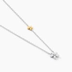 Collier Nelle Or Jaune Argent Blanc Oxyde De Zirconium - Colliers avec pierres Femme | Marc Orian