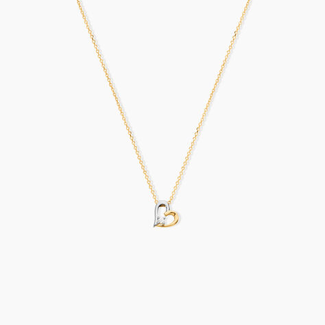 Collier Agnesese Or Bicolore Diamant - Colliers avec pierres Femme | Marc Orian