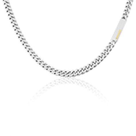 Collier Jourdan Olympe Acier Blanc - Colliers Homme | Marc Orian