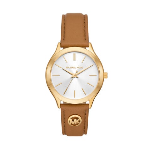 Montre Michael Kors Slim Runway Blanc - Montres &eacute;tanches Femme | Marc Orian