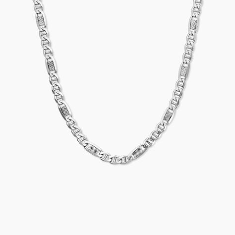 Chaine Jeremi Argent Blanc - Chaines Homme | Marc Orian