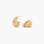 Boucles D'Oreilles Puces Nicoline Plaqu&eacute; Or Jaune - Puces Femme | Marc Orian