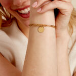 Bracelet Gili Acier Jaune - Bracelets Medailles Femme | Marc Orian