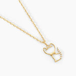 Pendentif Egee Chat Or Jaune Oxyde De Zirconium - Pendentifs Enfant | Marc Orian
