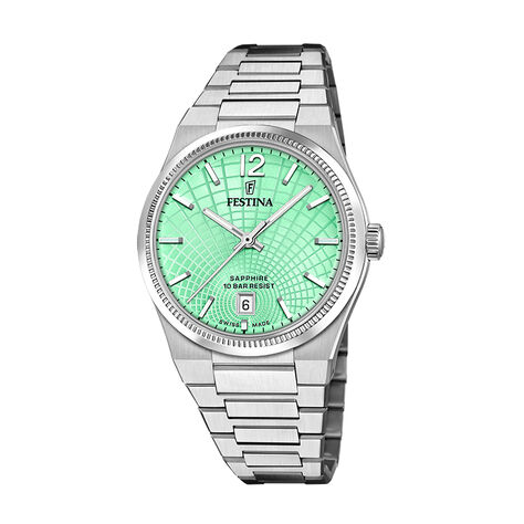 Montre Festina Swiss Made 35 Vert - Montres &eacute;tanches Femme | Marc Orian