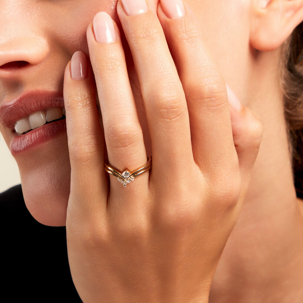 Bague Anastasio Or Jaune Diamant - Solitaires Femme | Marc Orian