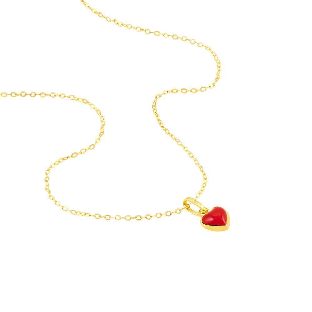 Collier Coralie Coeur Or Jaune - Colliers avec pierres Enfant | Marc Orian