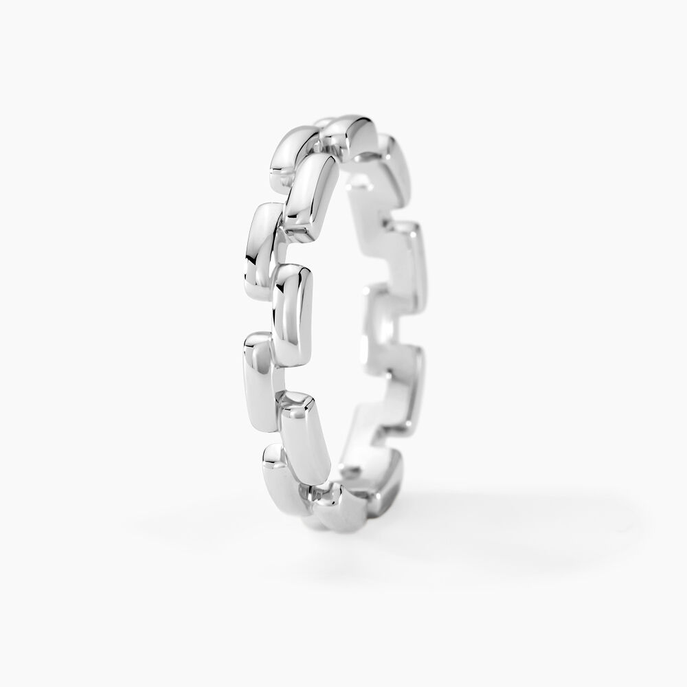 Bague Aleandra Argent Blanc - Bijoux fantaisie Femme | Marc Orian