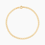 Bracelet Capucin Or Jaune Maille Marine Plate - Bracelets mailles Femme | Marc Orian