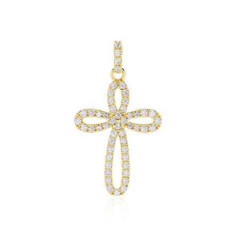 Pendentif Chastity Or Jaune Oxyde De Zirconium - Pendentifs Femme | Marc Orian