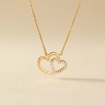 Collier Alexandra Plaqu&eacute; Or Jaune Oxyde De Zirconium - Colliers avec pierres Femme | Marc Orian