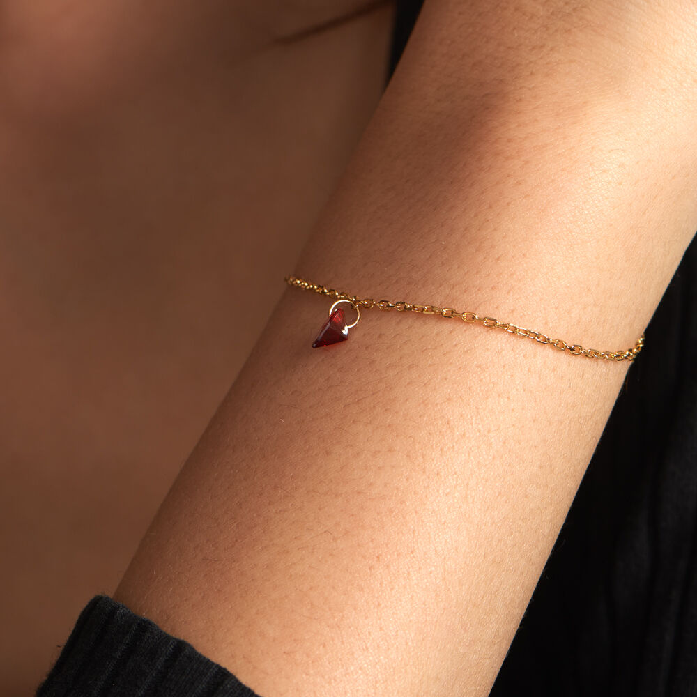 Bracelet Crush Plaqué Or Jaune Oxyde De Zirconium - Bracelets chaînes Femme | Marc Orian