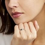 Alliance Epi Ruban Plat Or Blanc - Alliances duo Unisex | Marc Orian