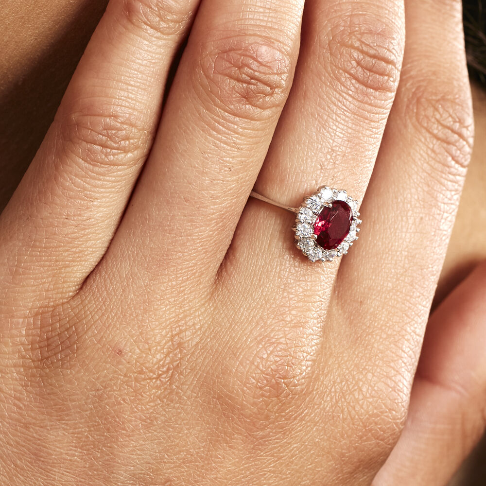 Bague Perez 2 Argent Blanc Oxyde De Zirconium - Solitaires Femme | Marc Orian