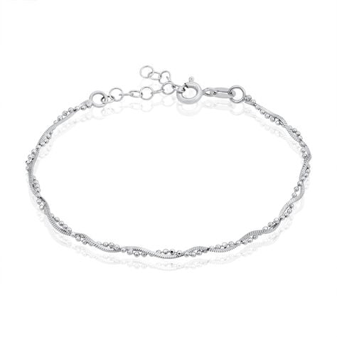 Bracelet Saman Argent Blanc - Bracelets fantaisie Femme | Marc Orian