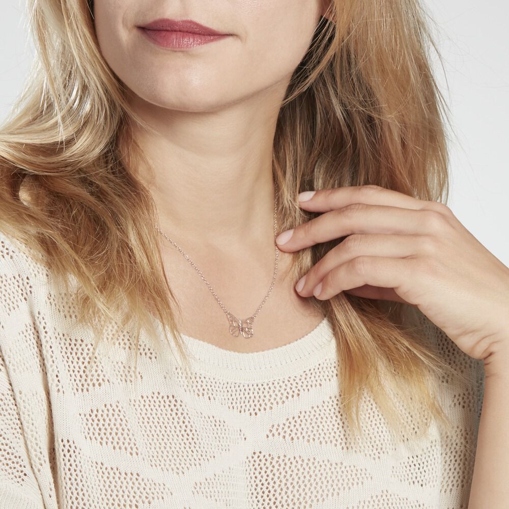 Collier Geltrude Argent Blanc - Colliers Femme | Marc Orian