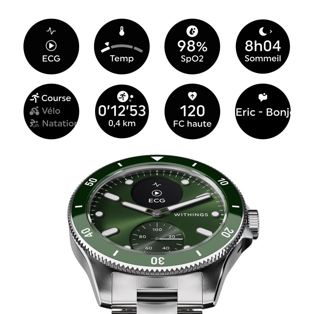 Montre Connectée Withings Scanwatch Nova - Montres connectées Homme | Marc Orian
