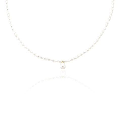 Collier Stella-rose Or Jaune Perle De Culture - Colliers avec pierres Femme | Marc Orian