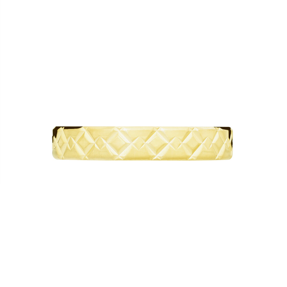 Alliance Fantaisie Ruban Plat Or Jaune - Alliances duo Unisex | Marc Orian