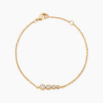 Bracelet Plaqu&eacute; Or Boubou Oxydes De Zirconium - Bracelets fantaisie Femme | Marc Orian