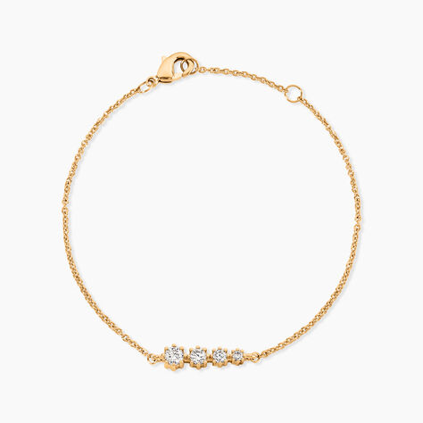 Bracelet Plaqu&eacute; Or Boubou Oxydes De Zirconium - Bracelets fantaisie Femme | Marc Orian